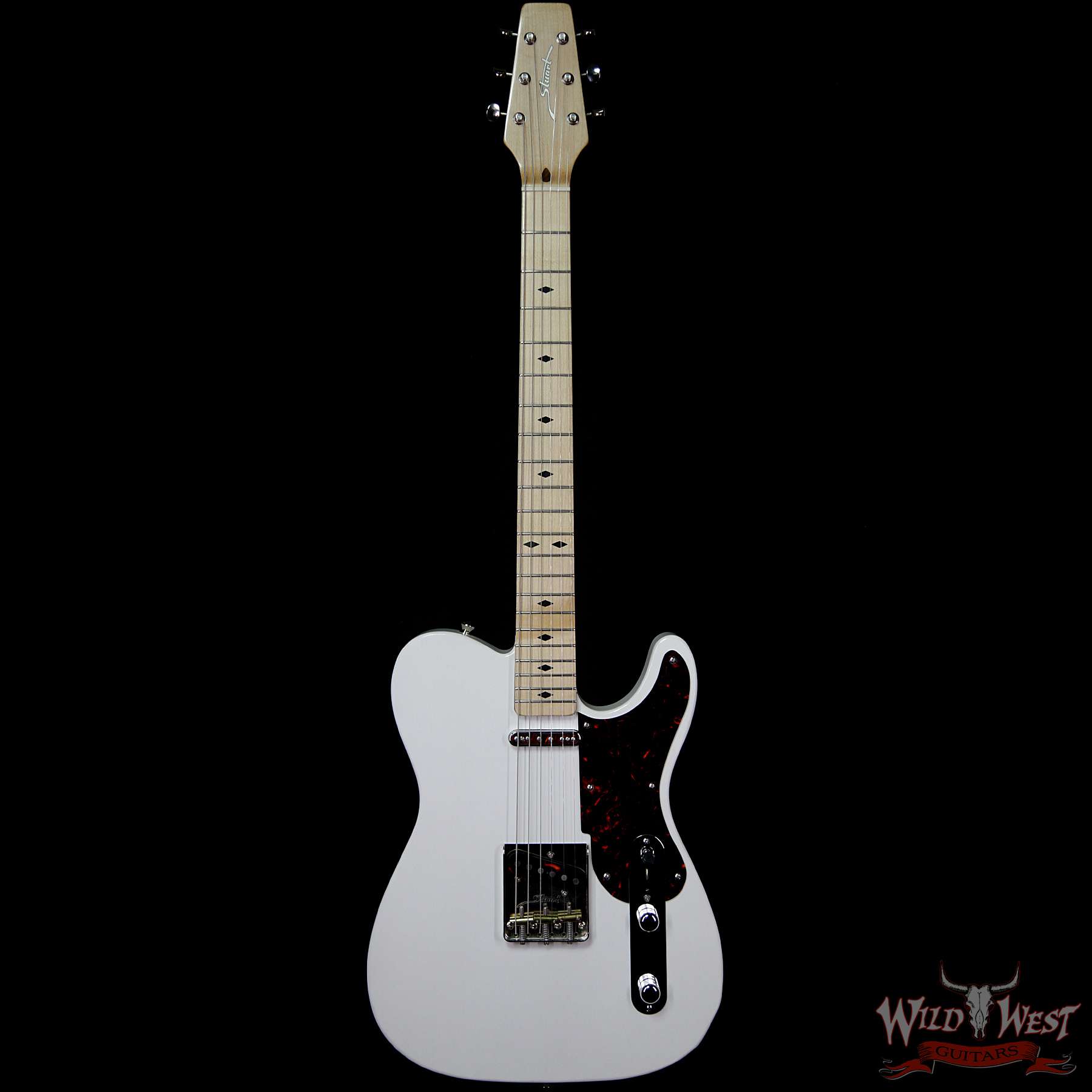 ベース Freedom Custom Guitar Wild Stomp (White) ベース Freedom