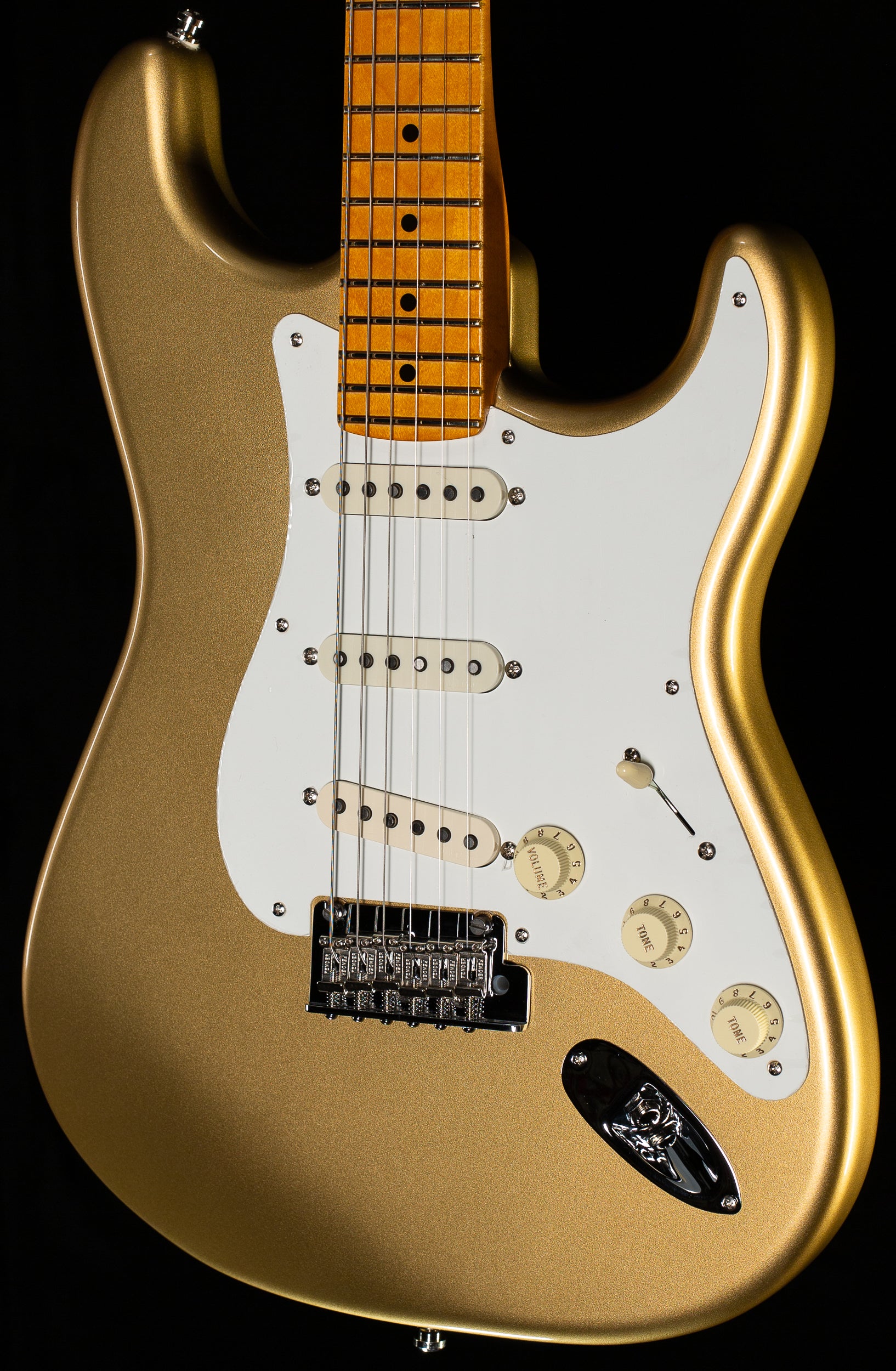 Fender Lincoln Brewster Stratocaster Maple Fingerboard Aztec Gold