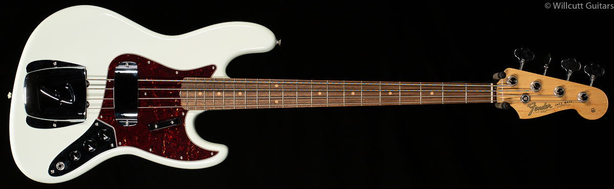 Fender American Vintage '64 Jazz Bass Olympic White Bass Guitar