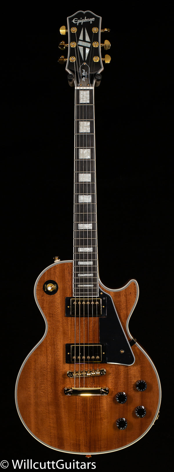 Epiphone Les Paul Custom Koa Natural (711) - Willcutt Guitars