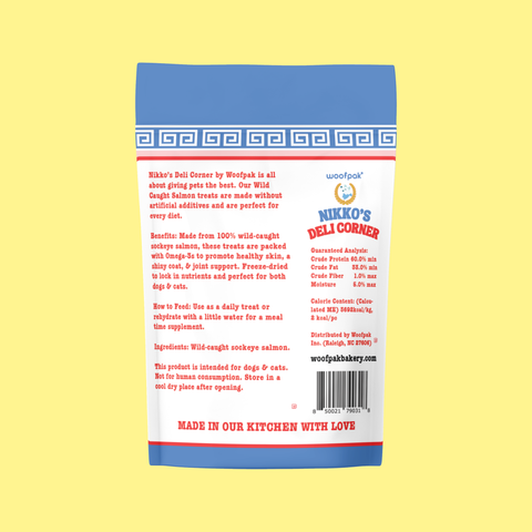 Woofpak® Wild Caught Salmon | Freeze Dried Treats for Dogs & Cats