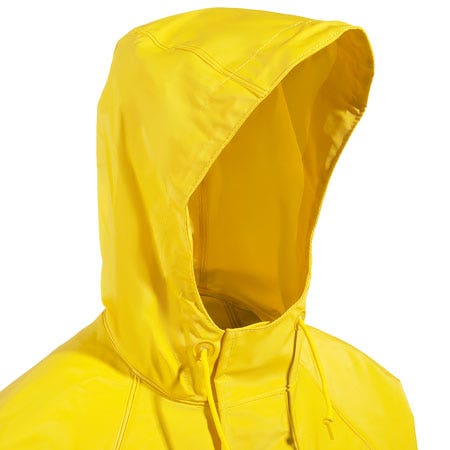 Carhartt Apparel: Men's Yellow Carhartt Lightweight PVC Rain Coat