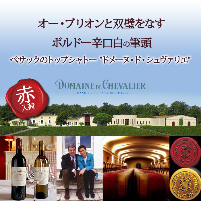 ドメーヌ・ド・シュヴァリエ ブラン 2020年 フランス ボルドー 白