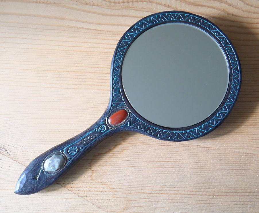 北海道アイヌコタン 西田智三さんネックレス 天然石 ガーデンクォーツ