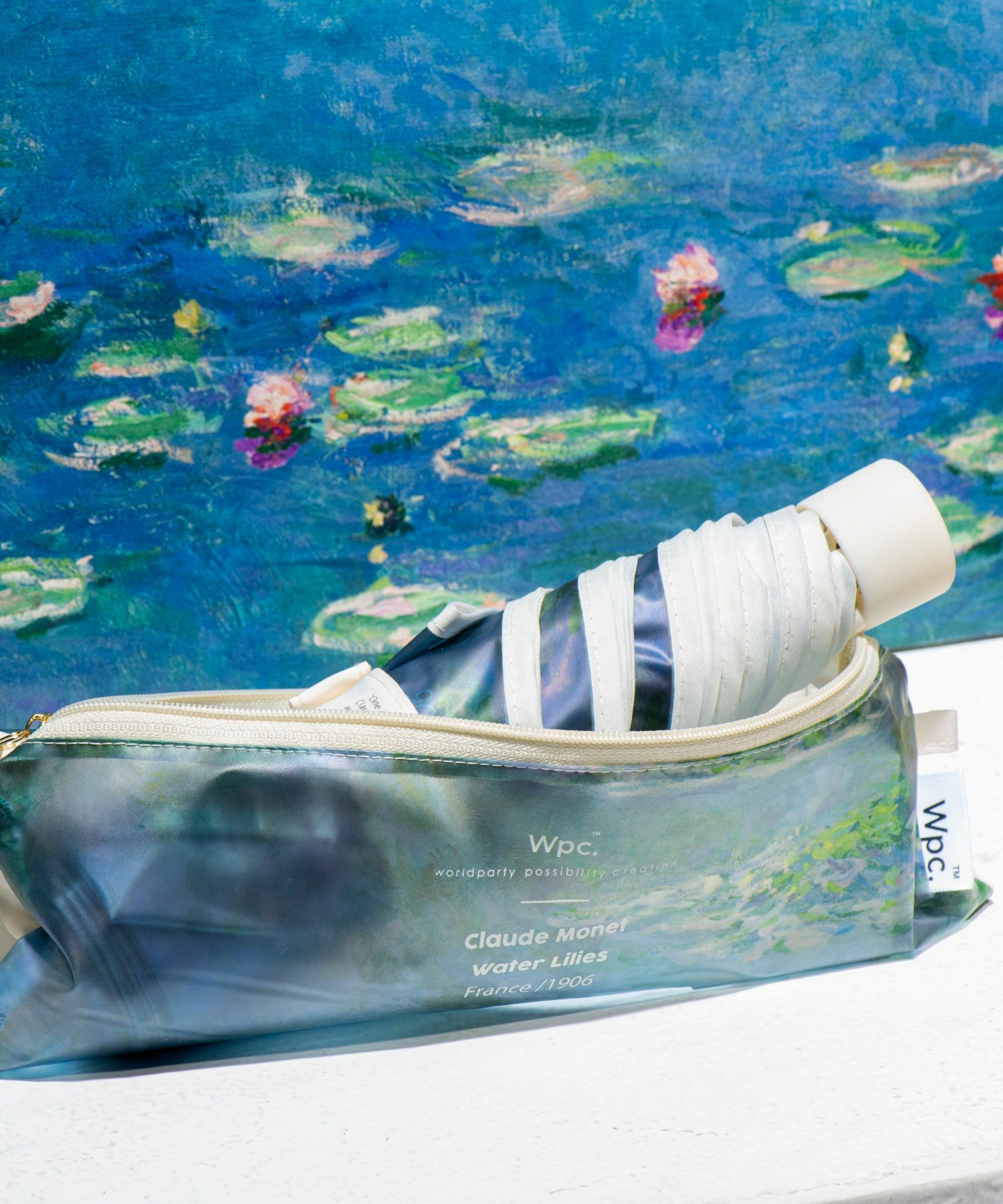 名画アンブレラ ミニ Wpc. 雨傘 ビニール傘 ミュージアムアンブレラ