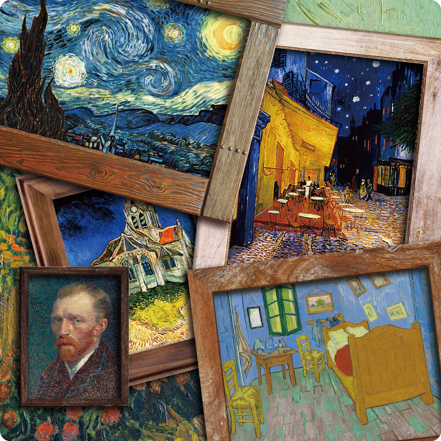 LatteMocha様用ゴッホピカチュウプリントアート3種セット LatteMocha様