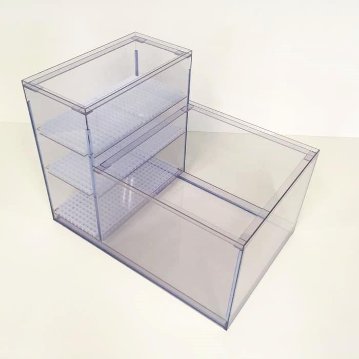 □国産3層式濾過槽□900×350×300h□オーバーフロー水槽