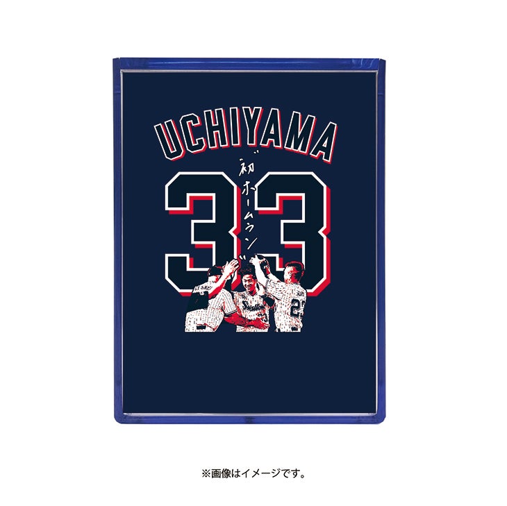 内山壮真 長岡秀樹 プロ初ホームラン記念 直筆サイン 内山壮真 長岡