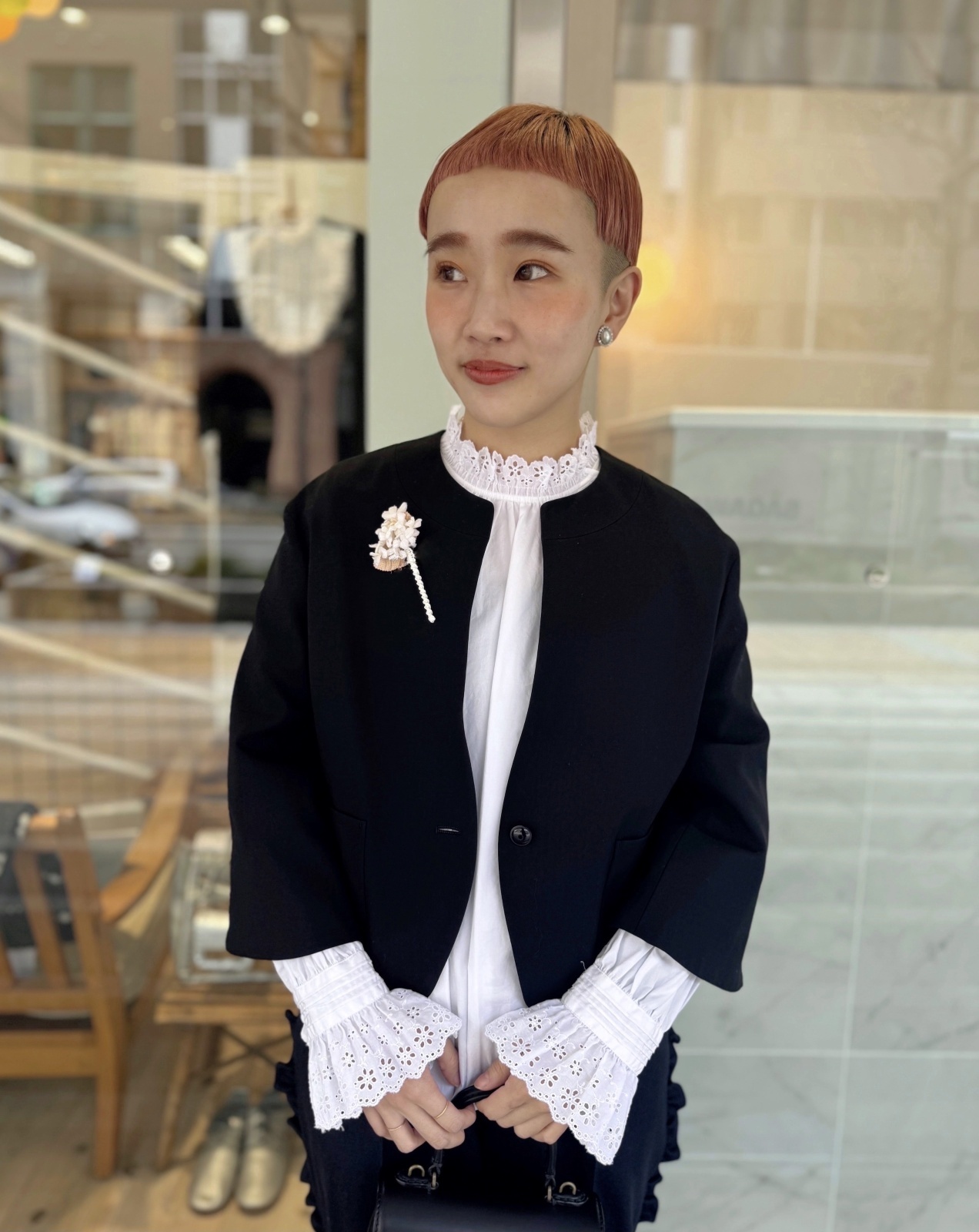 la fleur ラフルール violet コサージュ