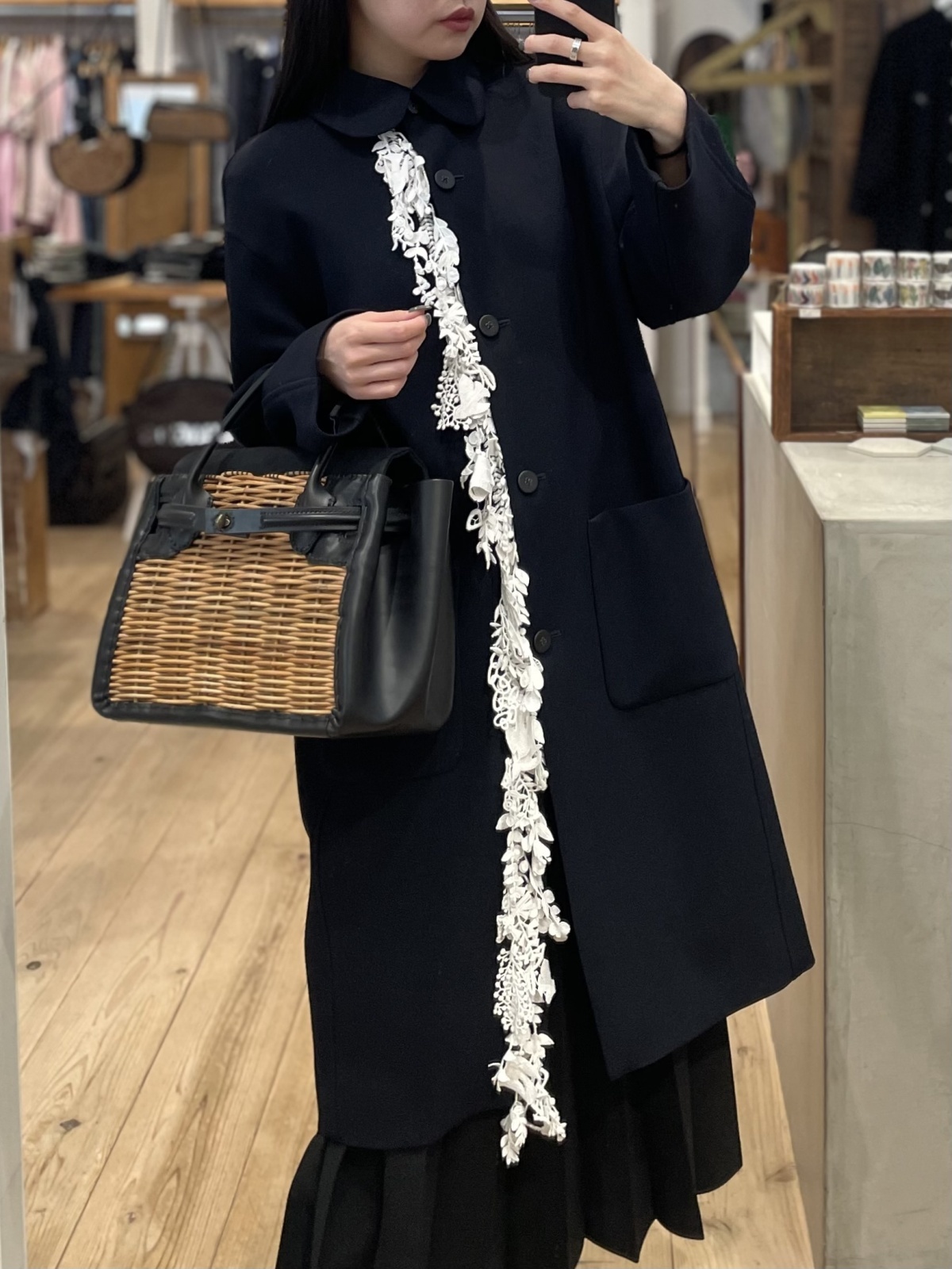 mina perhonen ミナぺルホネン forest parade コート ミナペルホネン