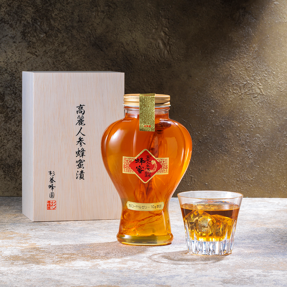 高麗人参蜂蜜 木箱入り 5,000円以上のギフト｜はちみつの専門店なら