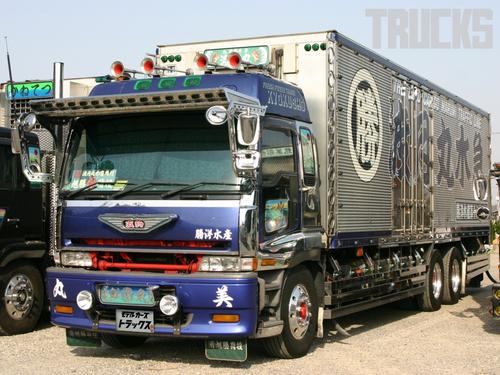 レア丸美グループ林商店渡月丸水急デコトラックコレクション改造冷凍車