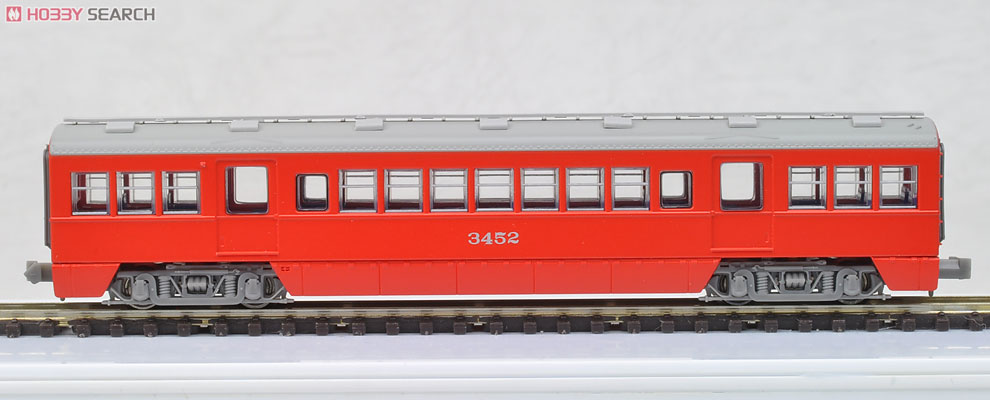 名鉄3400系 (いもむし) スカーレット (4両セット) (鉄道模型) - ホビー