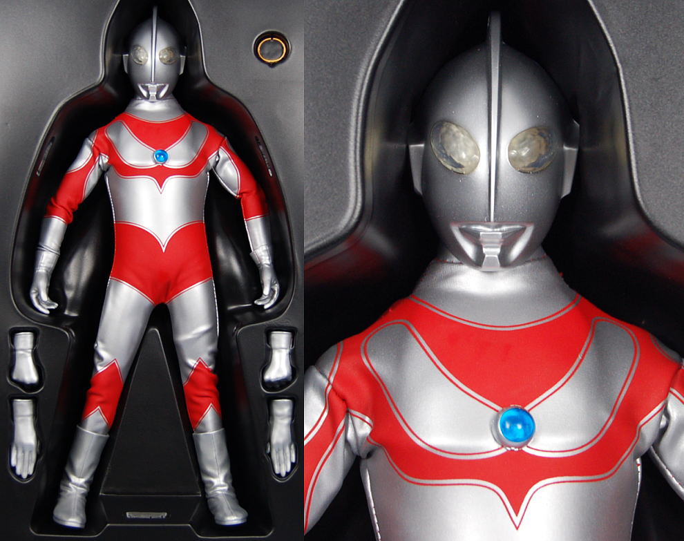 マルサン ウルトラマン ソフビフィギュア450 JALカラーVer. 白x赤