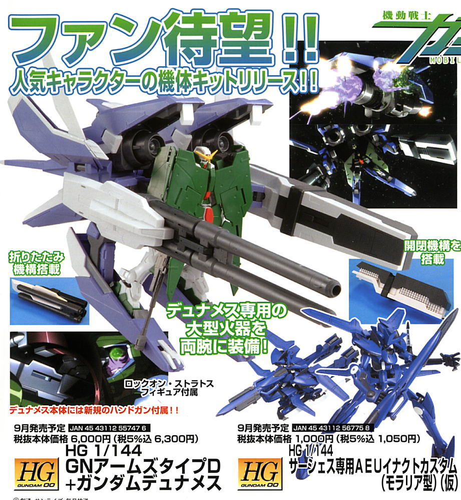 GNアームズタイプD+ガンダムデュナメス (HG) (ガンプラ) - ホビー