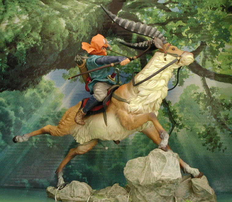 もののけ姫フィギュアスタジオジブリ 「アシタカとヤックル」