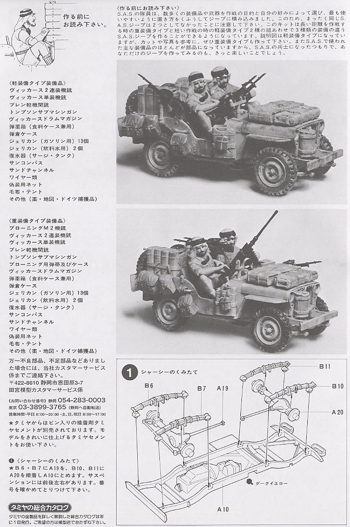1/35 イギリス軍デビットスターリング中佐率いるSASジープ チーム 1/35