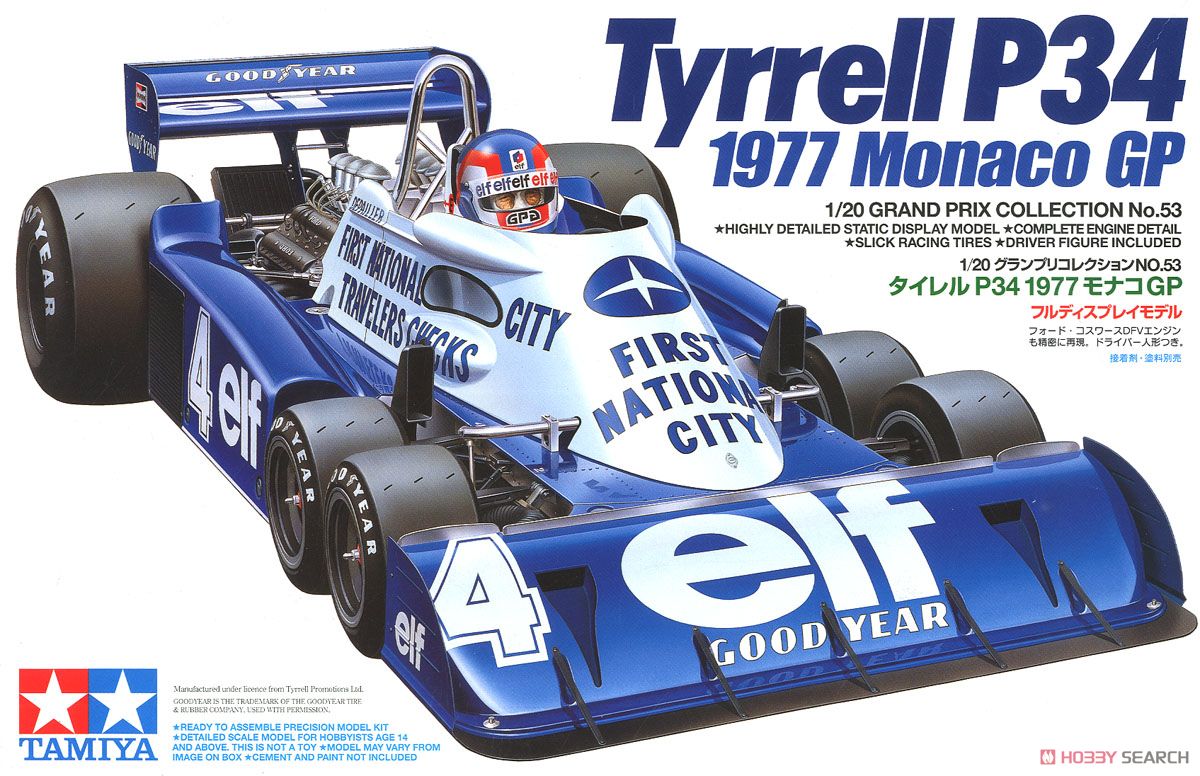 タミヤ 1/10 タイレル P34 1977 モナコGP スペシャル 塗装済み タミヤ