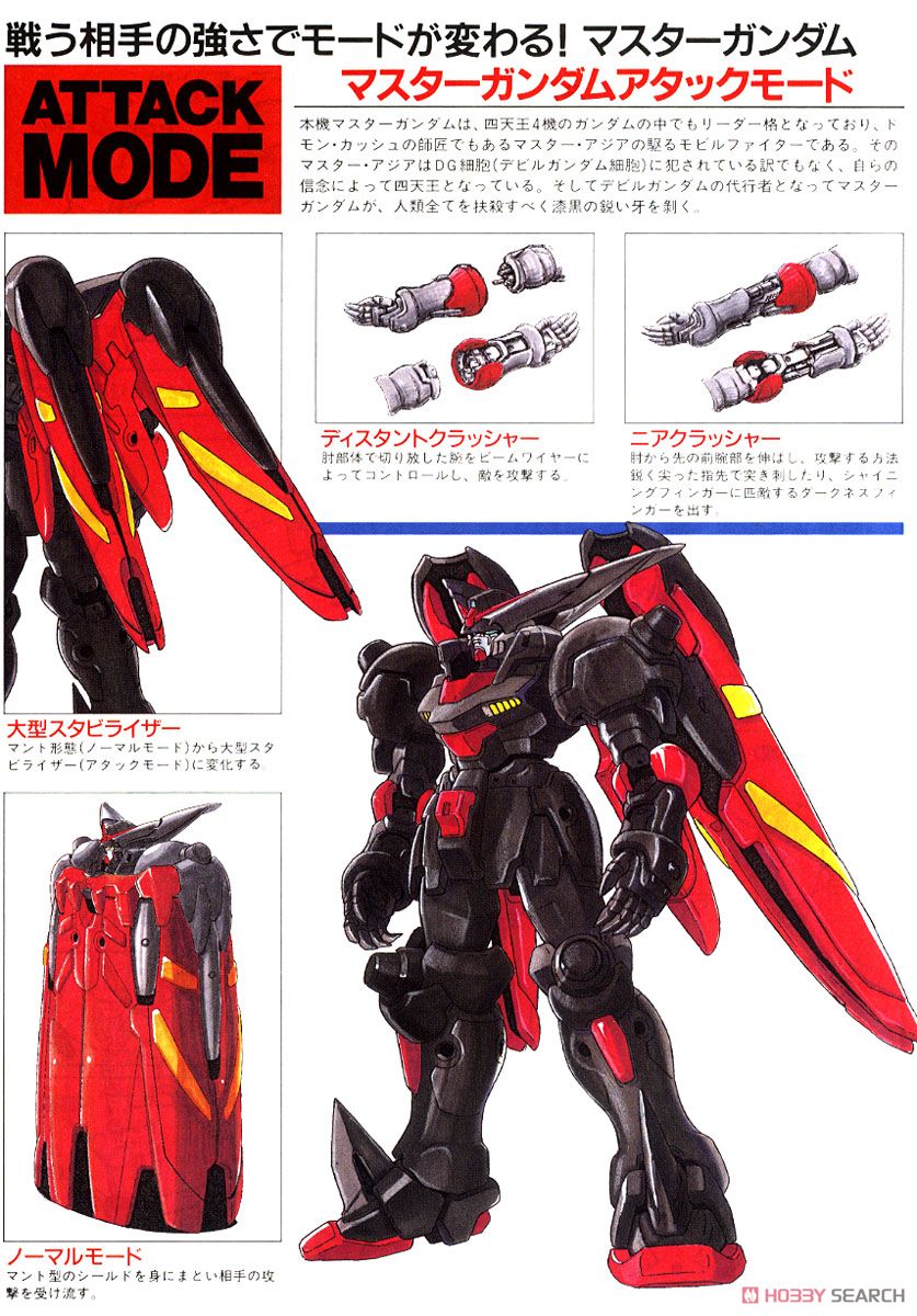 マスターガンダム (HG) (1/100) (ガンプラ) - ホビーサーチ ガンプラ他