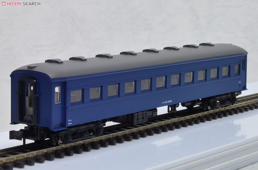 国鉄 オハ35系客車(座席車) 4両セット (ブルー) HOゲージ 未走行車