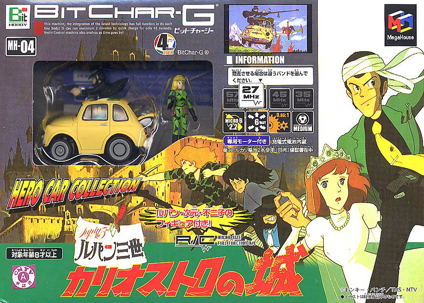 ルパン三世1/48スケールプラモデル全4種