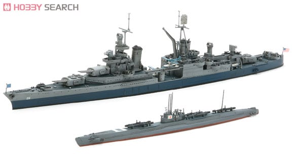 アメリカ海軍 戦艦サウスダコタ & 重巡洋艦インディアナポリス 1/700 1