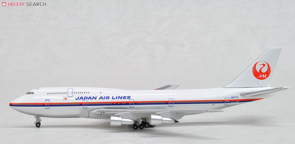 非売品】JAL B747-300 JA8177ソリッドモデル 非売品】JAL B747-300