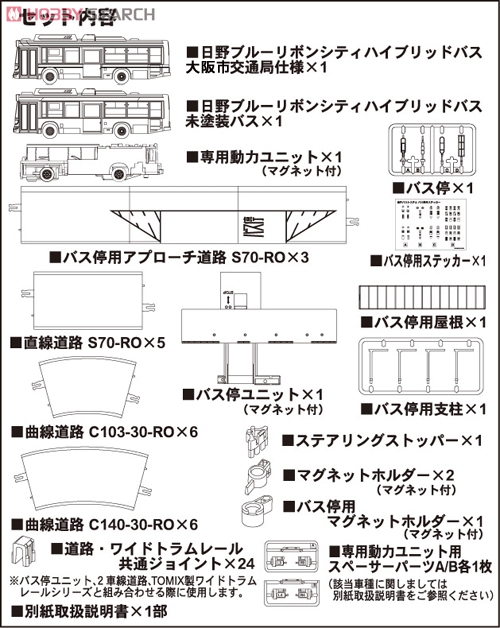 バスコレ走行システム ～走るバスコレ～ 基本セットA2 (日野ブルー