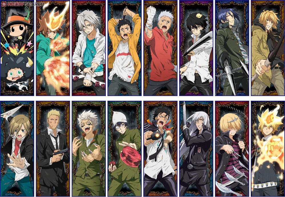 家庭教師ヒットマンREBORN キャラポスコレクション stick poster 家庭