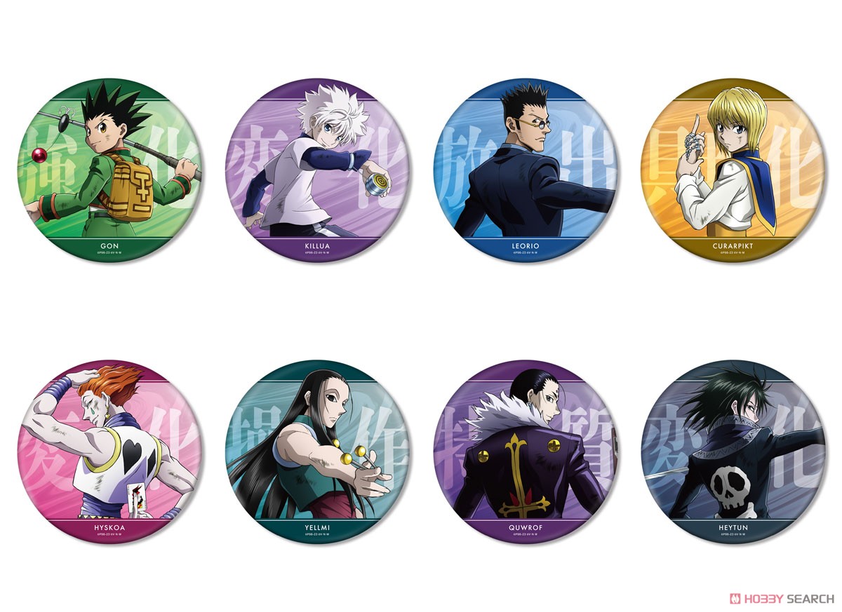 ハンターハンター フェイタン アクスタ アクリルチャーム 缶バッジ