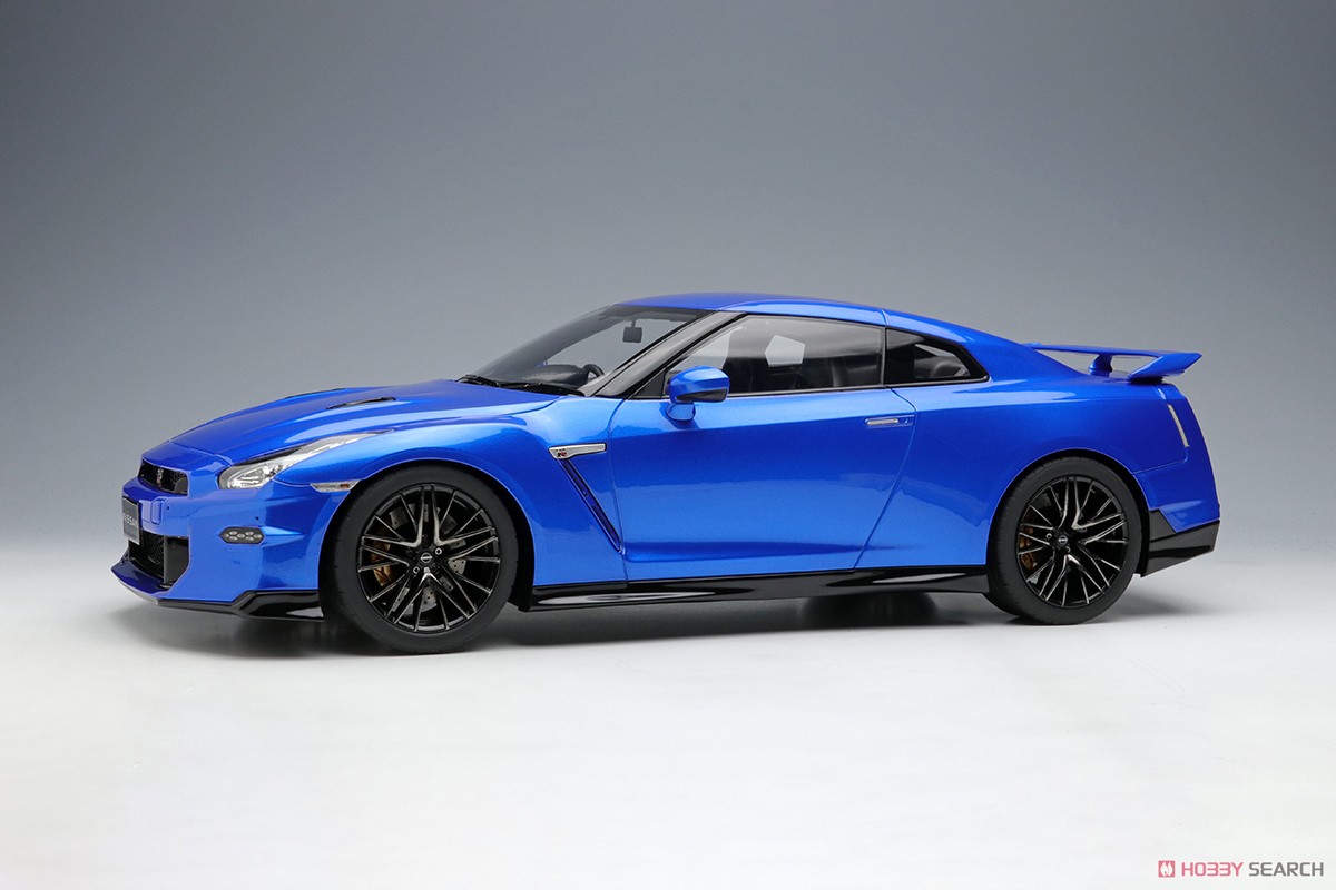 NISSAN GT-R Premium edition 2024 ワンガンブルー (ミニカー