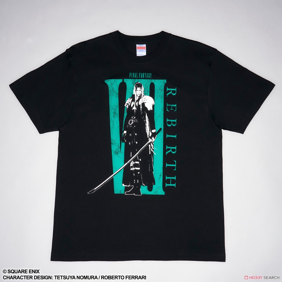 ファイナルファンタジーVII リバース Tシャツ セフィロス(ブラック