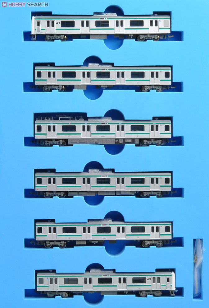 E501系 床下グレー・トイレ付 (基本・6両セット) (鉄道模型) - ホビー