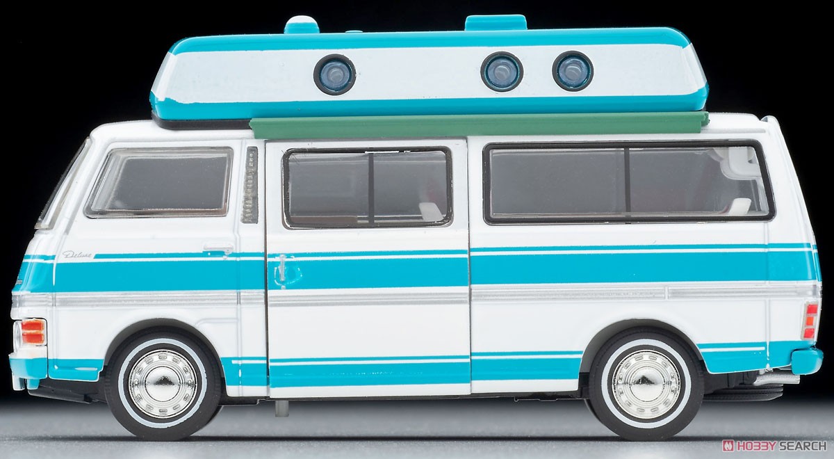 TLV-N312a Nissan Caravan Camper (White / Light Blue) 1973 (Diecast