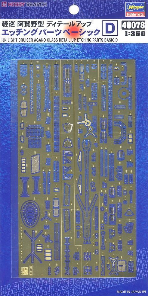 日本海軍 軽巡洋艦 阿賀野 ディテールアップエッチングパーツ