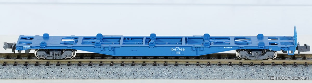 コキ104+コキ107 (JRFマークなし) コンテナ無積載 10両セット (10両