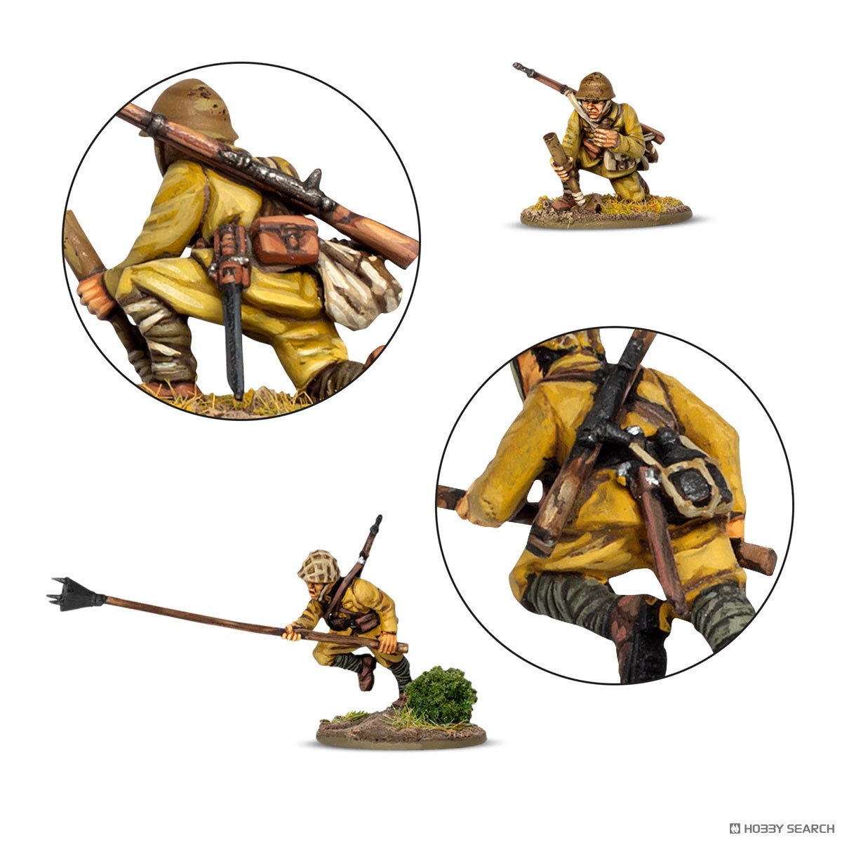 日本軍 歩兵 (30体入り) (プラモデル) - ホビーサーチ ミリタリープラモ