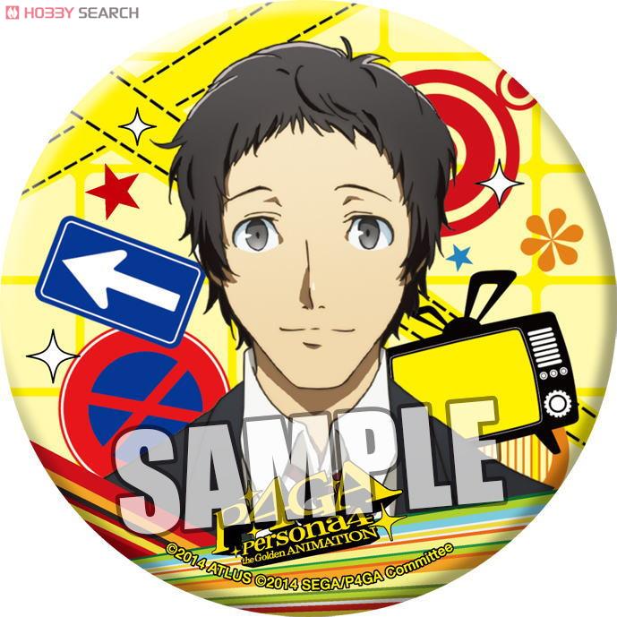 ペルソナ4 パセラ 足立透 缶バッジ P4U2 ペルソナ4 パセラ 足立透 缶