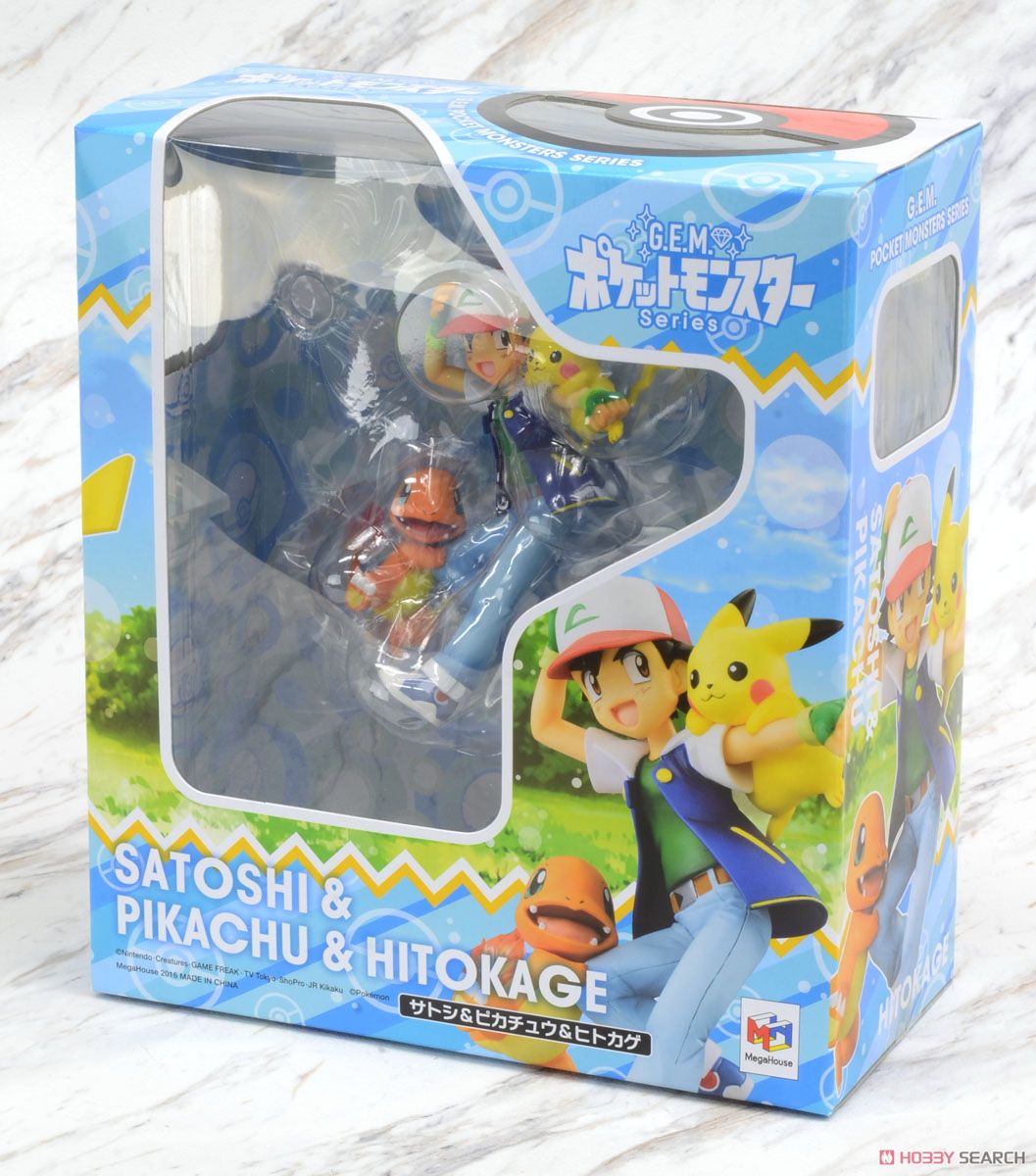 G.E.M.シリーズ ポケットモンスター サトシ＆ピカチュウ＆ヒトカゲ