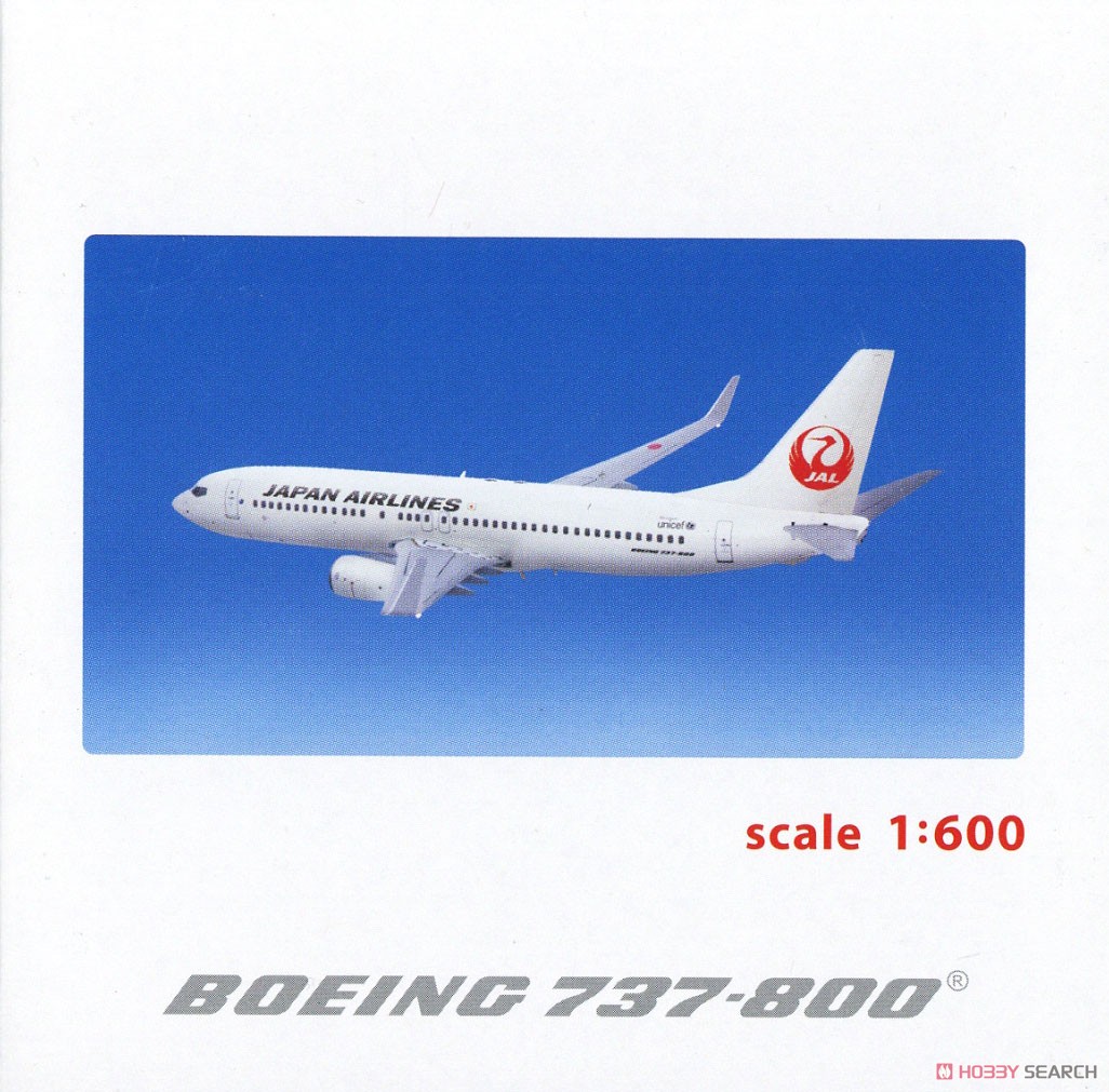 日本航空 JAL ボーイング737-800模型 1⁄100 旧塗装