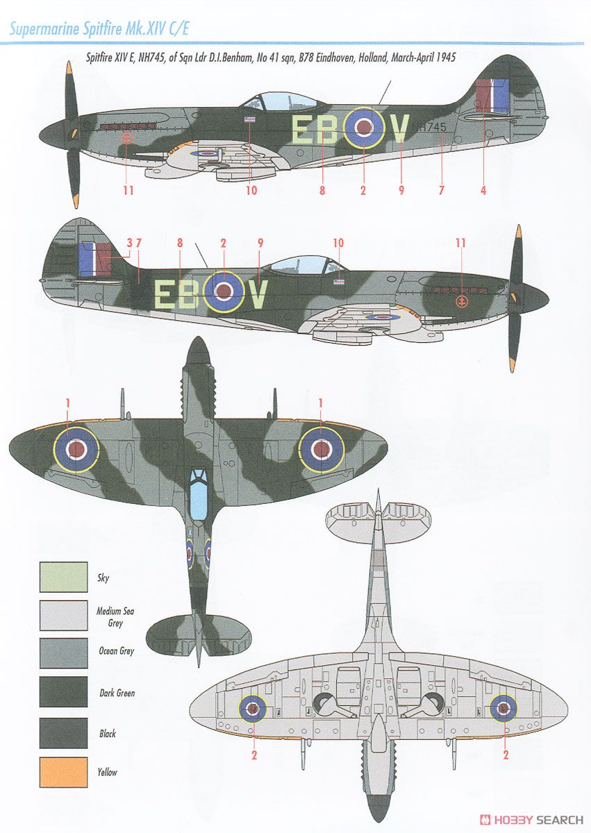 メタルキット カサディオ 1/48 スピットファイア F.XIV E メタルキット