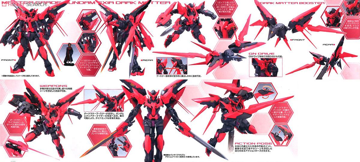 ガンダムエクシア ダークマター (MG) (ガンプラ) - ホビーサーチ
