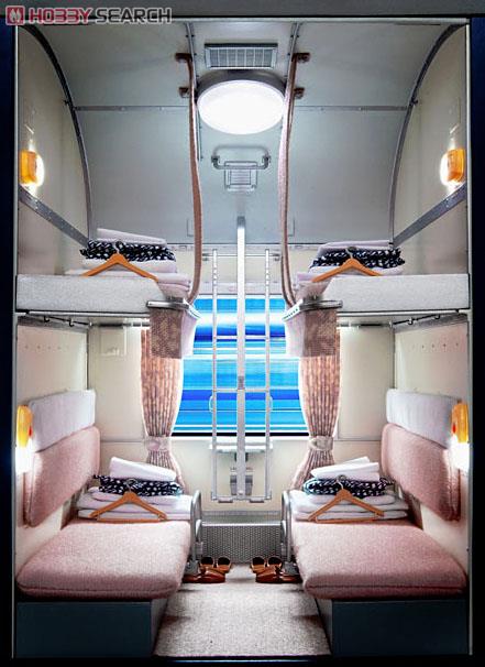 1/12) 内装模型 24系25形北斗星 B寝台 オハネフ25 12 (鉄道模型
