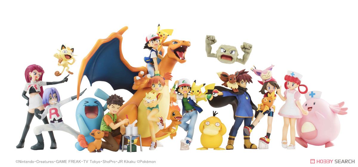 G.E.M.シリーズ ポケットモンスター サトシ&ピカチュウ&リザードン