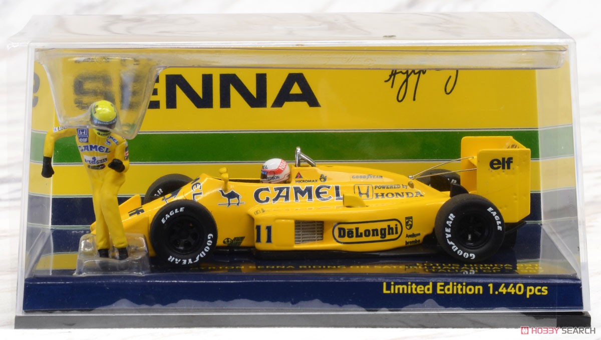 激レア1/18LOTUS HONDA99T中嶋悟ライドオンアイルトンセナ 激レア1