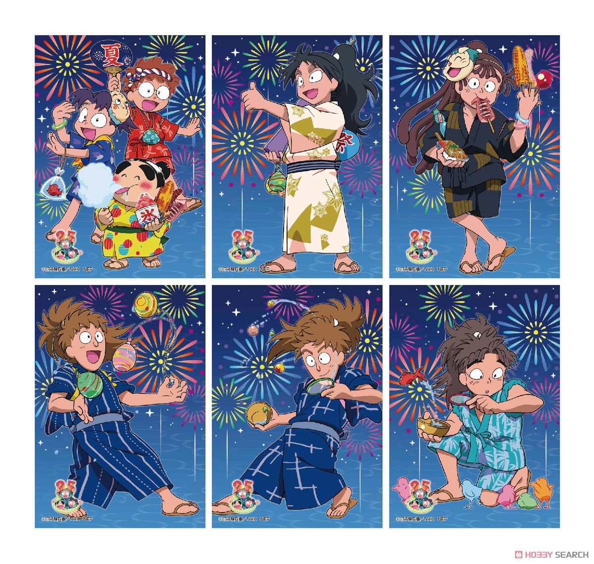 忍たま乱太郎 ブロマイドセット 夏祭り (キャラクターグッズ) - ホビー