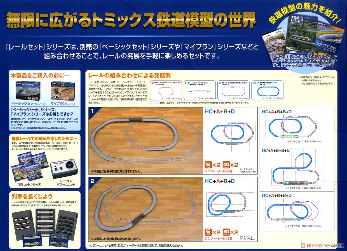 Fine Track レールセット高架複線立体交差セット (レールパターンHC