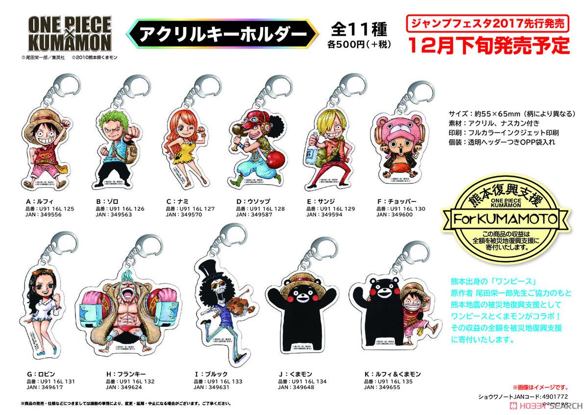 ワンピース 熊本復興プロジェクト モンキー・D・ルフィ、ロロノア