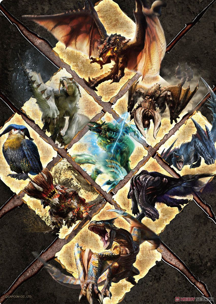 モンスターハンターダブルクロス A4クリアファイル モンスター襲来