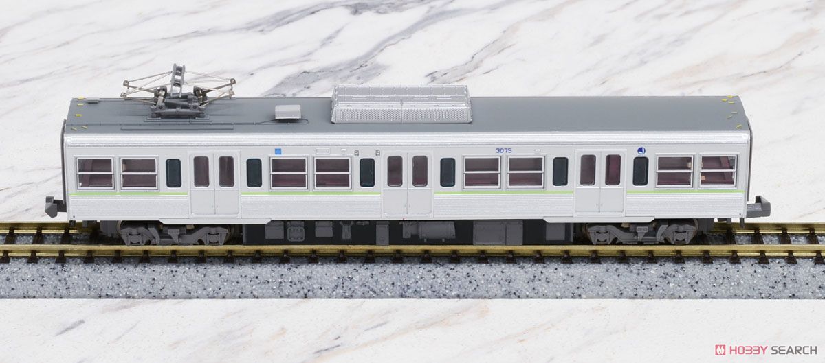 京王 3000系・帯入り・ライトグリーン (5両セット) (鉄道模型